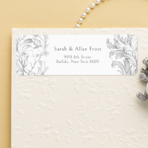 Eleganter französischer Rokoko Floral