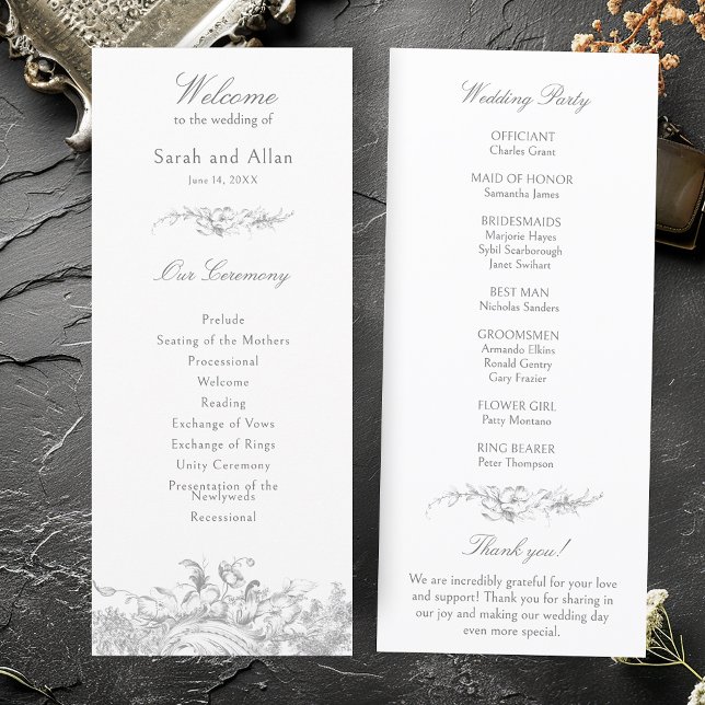 Eleganter französischer Rokoko Floral Programm (Von Creator hochgeladen)