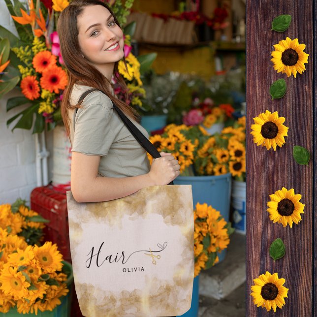Eleganter Friseur Goldschere Friseurin Rosa (Von Creator hochgeladen)