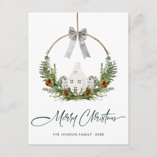 Eleganter froher Weihnachtsaufenthalt Postkarte