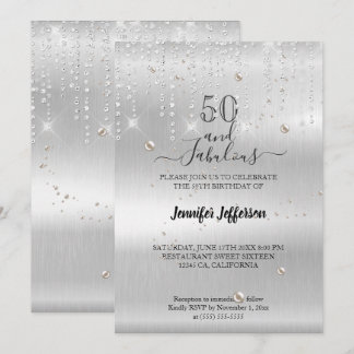 Eleganter Geburtstag Einladung