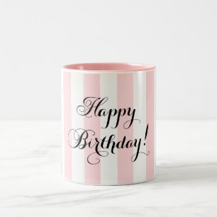 Eleganter Geburtstag Zweifarbige Tasse