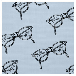 ELEGANTER GEEK CHIC ROUND GLASSES PATTER STOFF