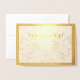 Eleganter Geschäftsaufenthalt in der Saison Folienkarte