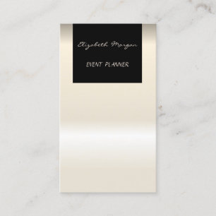 Eleganter Glamour Moderner Chic Visitenkarte