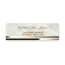 Eleganter glamouröser Marmor, Etikett für die Stri