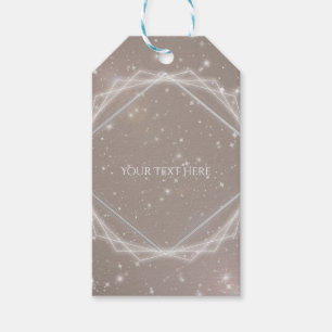 Eleganter Glanz Moderner geometrischer Glam Chic-P Geschenkanhänger