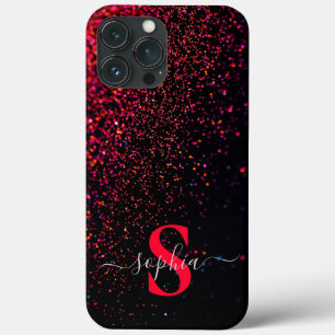 Eleganter glänzender monogrammierter Name Case-Mate iPhone Hülle