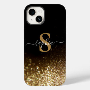 Eleganter, glänzender monogrammierter Name Case-Mate iPhone 14 Hülle