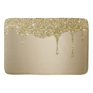 Eleganter Glitzer Badematte