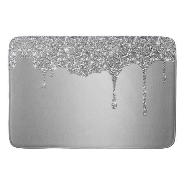 Eleganter Glitzer Badematte (Vorderseite)