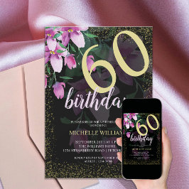 Eleganter Glitzer Einladung