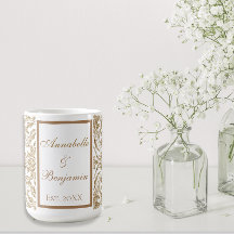 Eleganter Glitzer für Weiß- und Gold-Imitate Hochz