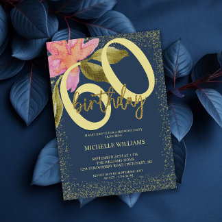 Eleganter Glitzer Gold Aquarellfarben Einladung