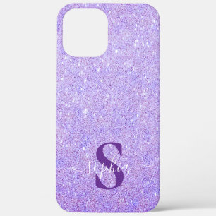 Eleganter Glitzer mit Monogramm Name Case-Mate iPhone Hülle