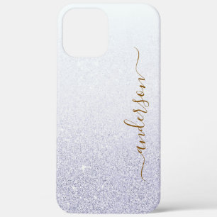 Eleganter Glitzer mit Monogramm Name Case-Mate iPhone Hülle