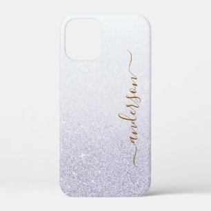 Eleganter Glitzer mit Monogramm Name Case-Mate iPhone Hülle