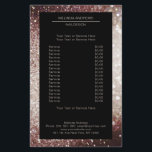 Eleganter Glitzer Silber Rost Flyer<br><div class="desc">Ein elegantes und raffiniertes Design mit einem digitalen Bild aus Silber-Rost-Glitzer. Achtung: Bei wird keine echte Folie verwendet,  nur die Farbe deutlich aufgeprägt. Füge deine Daten,  Logo,  Firmendetails und Bilder in Minuten hinzu.</div>