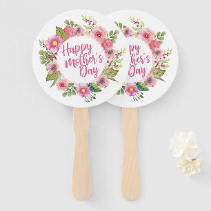 Eleganter glücklicher Blumen  Fan der Mutter des Fächer