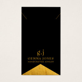 Eleganter Gold BlackGold Foil Edge Juwelier