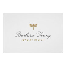 Eleganter Gold-Dragonfly-Logo-Download