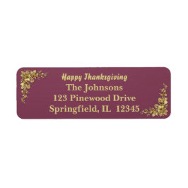 Eleganter Gold Erntedank