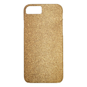 Eleganter Gold Glitzer iPhone 8/7 Hülle