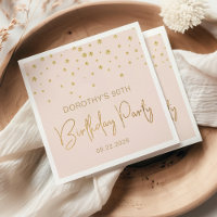 Eleganter Gold Glitzer Confetti 90. Geburtstagsblu