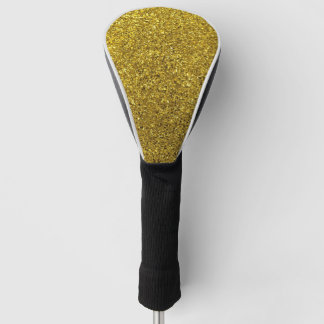 Eleganter Gold Glitzer Golf Headcover