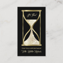 Eleganter Gold Glitzer Hourglass Haare und Makeup