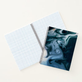 Eleganter Gold Glitzer Marmor Modernes Design Note Notizbuch
