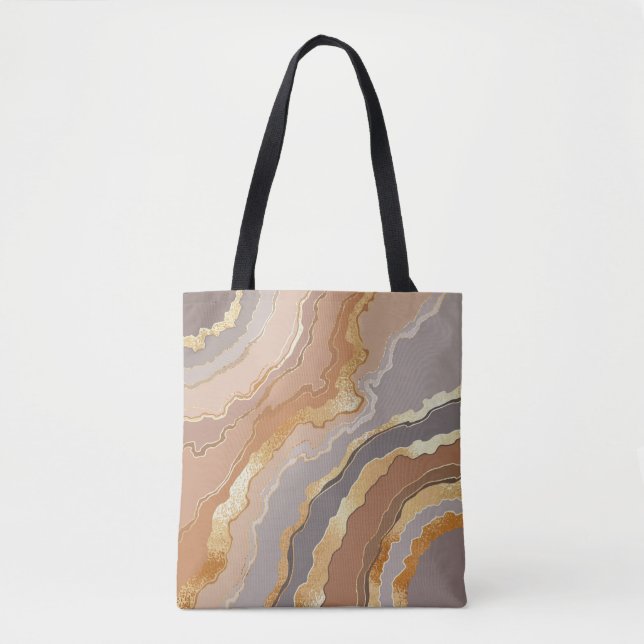 Eleganter Gold Marmor: Stilisierter Hintergrund. (Vorderseite)