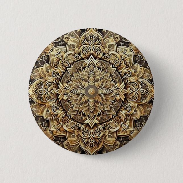 Eleganter Golden Button (Vorderseite)
