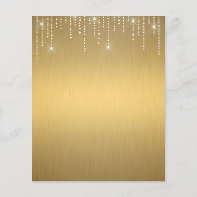 Eleganter goldener Flyer (Hinten)