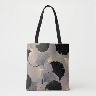 Eleganter goldener Ginkgo, Vintager Hintergrund.