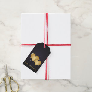 Eleganter Goldener Herzname - Valentinstag Geschenkanhänger