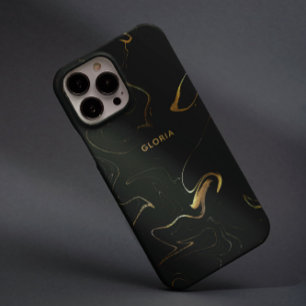 Eleganter Goldener Marmor auf dem Individuelle Nam iPhone 16 Pro Hülle