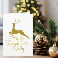 Eleganter Goldener Weihnachtsmann - Die Jahreszeit