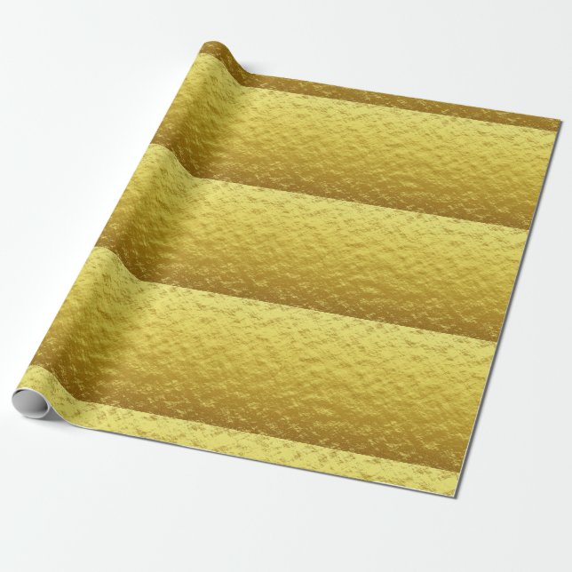 Eleganter Goldfolienblase Topf aus Gold St Patrick Geschenkpapier (Ungerollt)