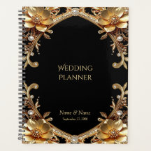 Eleganter Goldrahmen-Planer