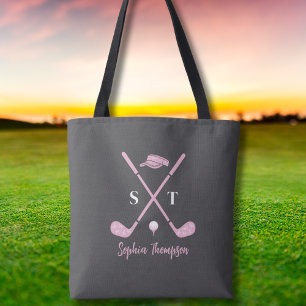 Eleganter Golfschläger mit weißen Schleifen zum in