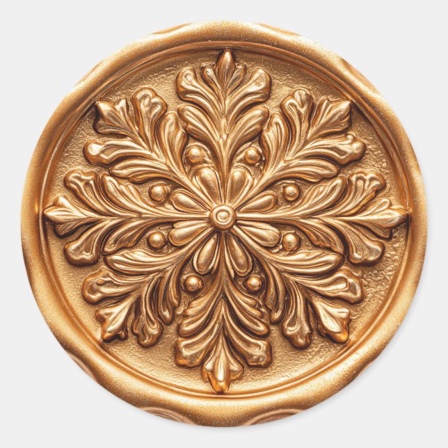 Eleganter Golfurlaub Runder Aufkleber (Vorderseite)