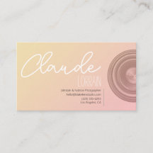 Eleganter Gradient Fotograf mit Lens Graphic