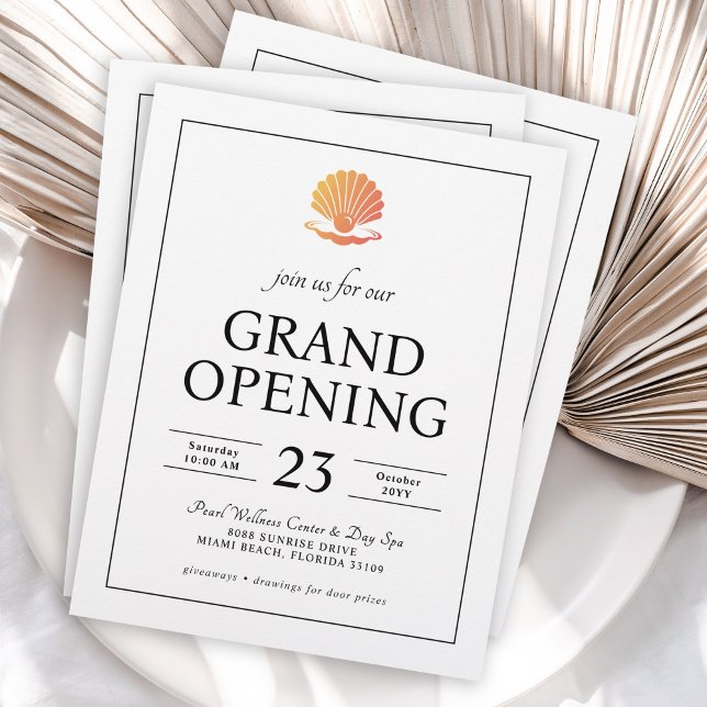 Eleganter Grand Opening Flyer | Wellness-Center, S (Von Creator hochgeladen)