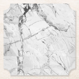 Eleganter grauer "Granite Haze Whorl" Marmorboden  Untersetzer