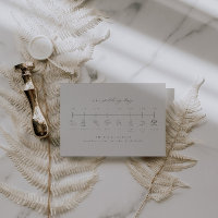 Eleganter grauer und grüner Hochzeitstag