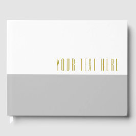 Eleganter, grauweißer Farbblock für Ihren Text Gästebuch
