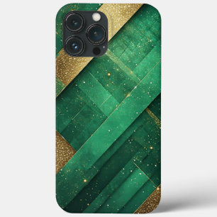 Eleganter grüner abstrakter Hintergrund mit Glitte Case-Mate iPhone Hülle