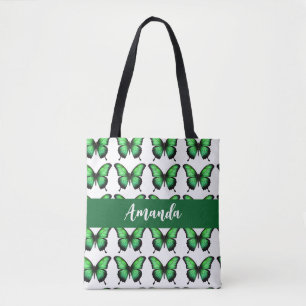 Eleganter grüner Butterly-Pattern-Name