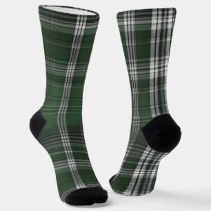 Eleganter grüner Tartan Socken